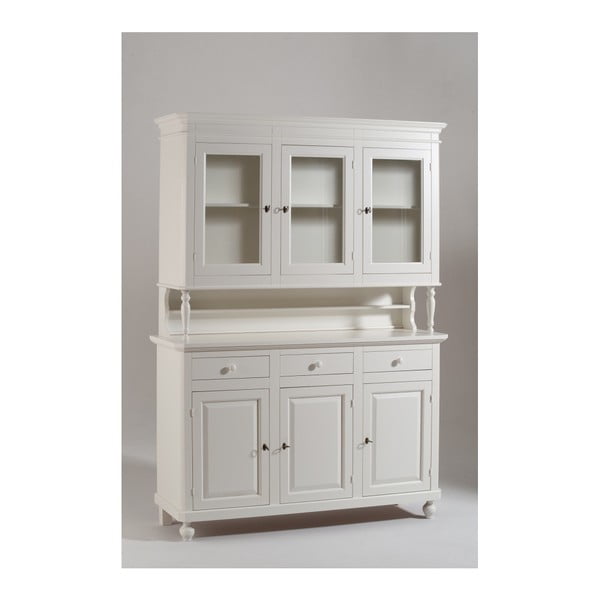 Biela šesťdverová drevená skrinka Castagnetti Cabinet
