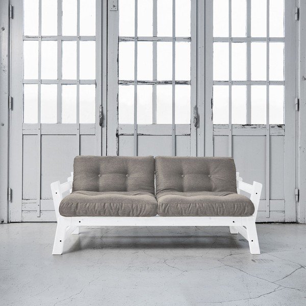 Rozkladacia pohovka Karup Step White/Granite Grey-image-1