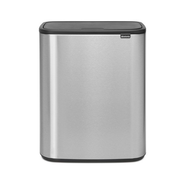 Dotykový oceľový odpadkový kôš v matne striebornej farbe 60 l Bo Touch Bin – Brabantia-image-2