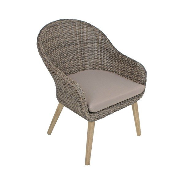 Hnedé drevené záhradné kreslo Pueblo – Garden Pleasure-image-4