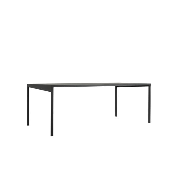 Čierny kovový jedálenský stôl Custom Form Obroos, 160 x 80 cm