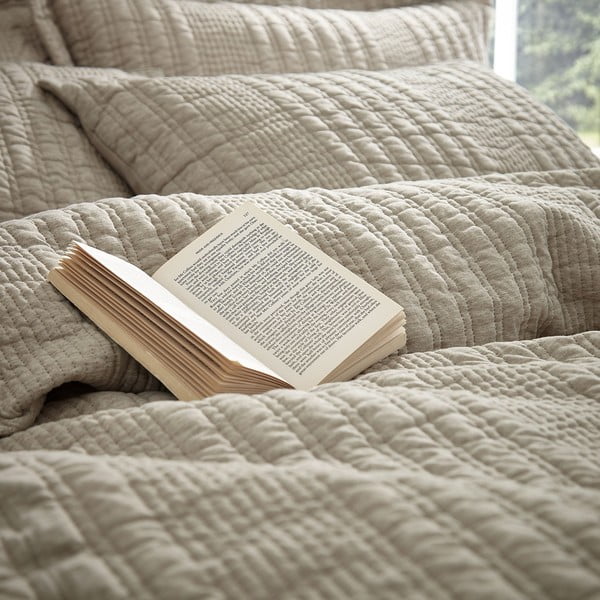 Béžové obliečky na dvojlôžko/predĺžené 230x220 cm Tamba Stripe – Pineapple Elephant-image-4