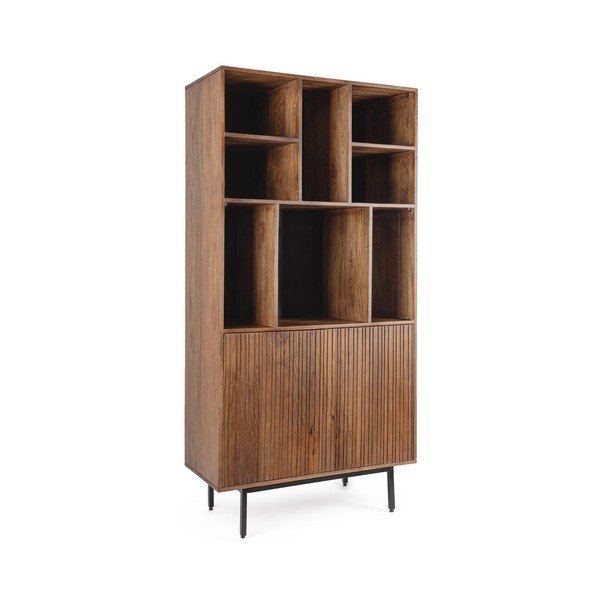Skriňa z mangového dreva v prírodnej farbe 85x170x40 cm Tadita – Bizzotto