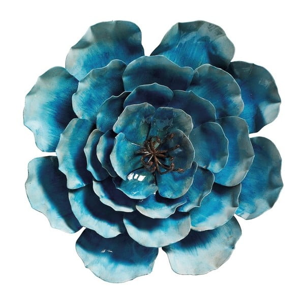 Modrá nástenná dekorácia Nordal Flower