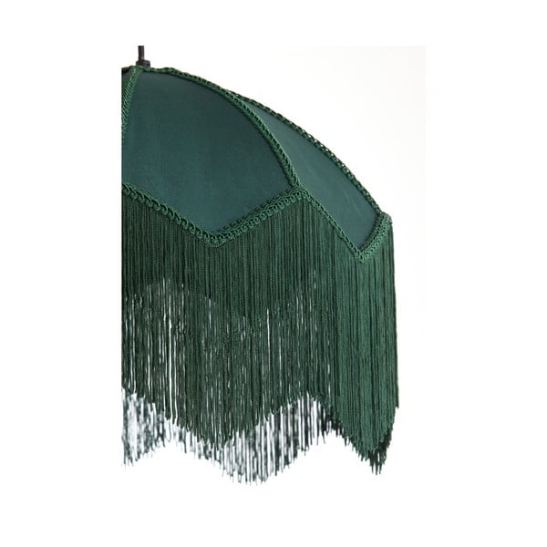 Závesné svietidlo v petrolejovej farbe s textilným tienidlom ø 40 cm Malacia – Light & Living-image-3