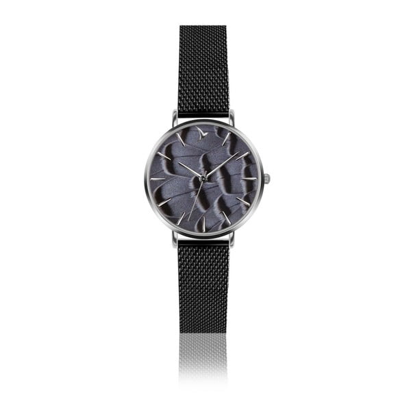 Dámske hodinky s antikoro remienkom čiernej farby Emily Westwood