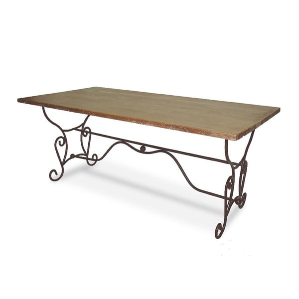 Stôl Iron Wood, 180x90x75 cm