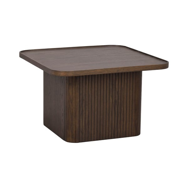 Tmavohnedý konferenčný stolík v dekore duba ø 60 cm Sullivan – Rowico-image-2