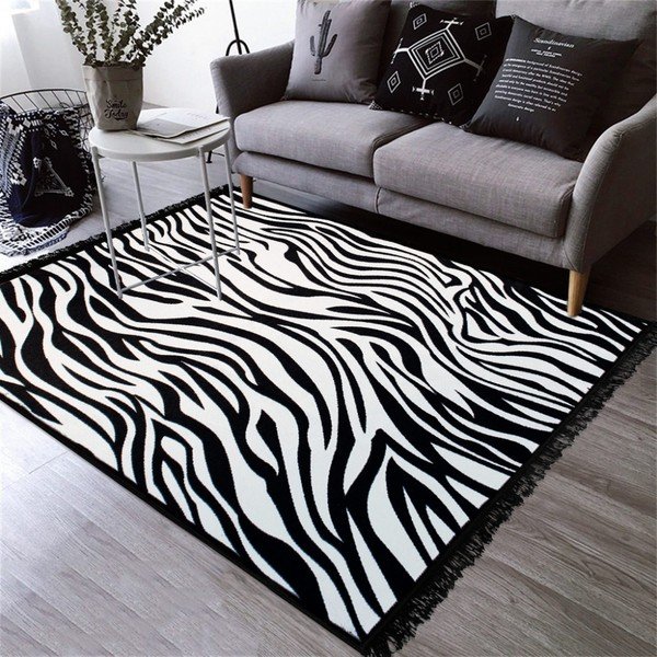 Obojstranný prateľný koberec Kate Louise Doube Sided Rug Zebra, 120 × 180 cm-image-4