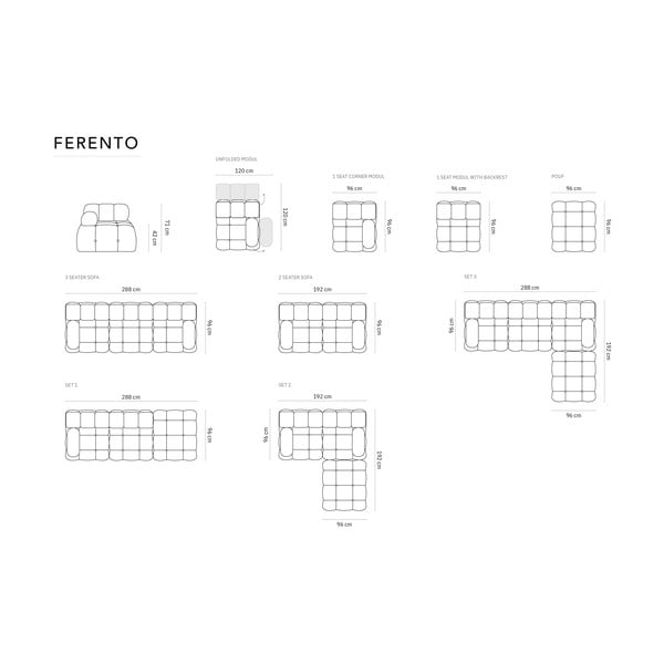 Svetlosivá podnožka Ferento – Cosmopolitan Design-image-4