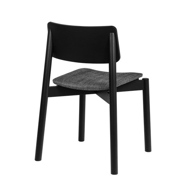 Čierna stohovateľná jedálenská stolička Wem – noo.ma-image-3