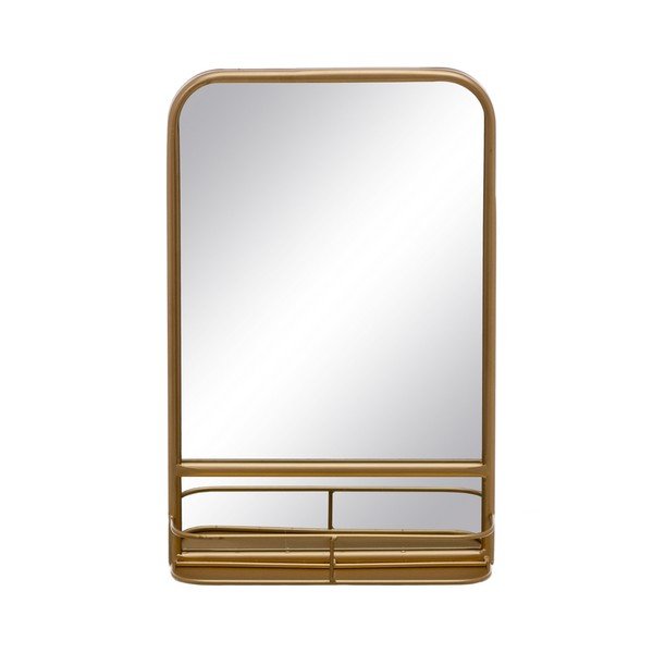 Nástenné zrkadlo s poličkou 31x47 cm – Ixia