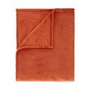 Oranžová deka z mikroplyšu 130x170 cm Raschel Velvet – Catherine Lansfield