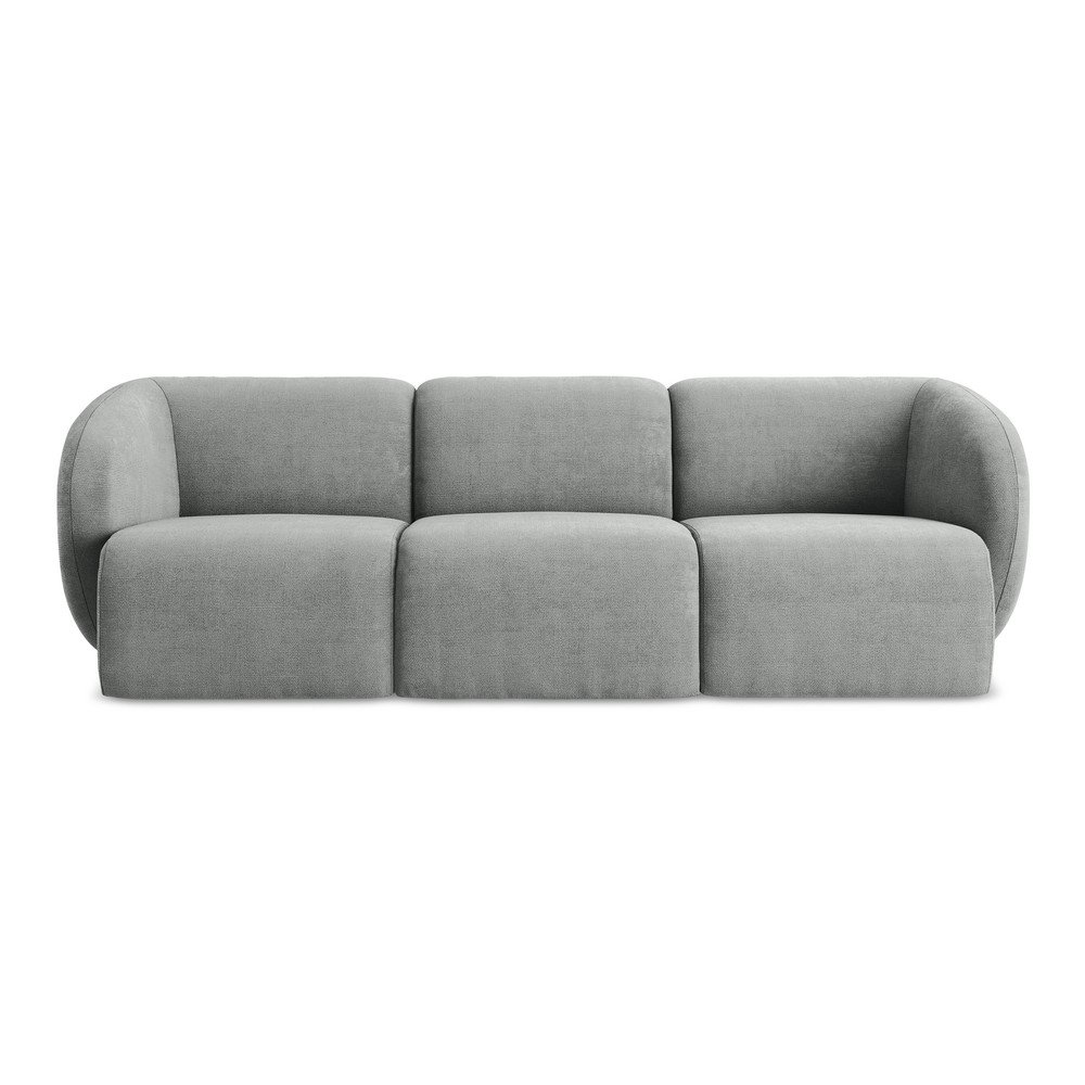 Sivá ženilková pohovka 244 cm Lani – Makamii