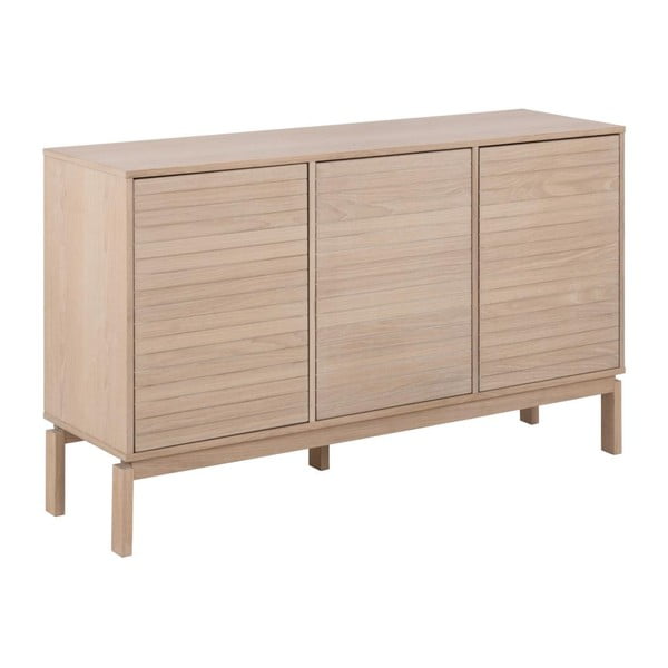 Nízka komoda v dekore duba v prírodnej farbe 135x80 cm Linley – Actona-image-2