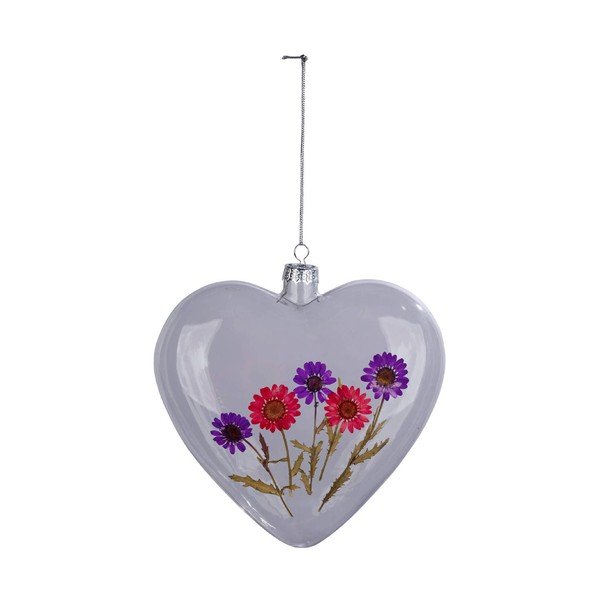 Sklenená závesná dekorácia Ego Dekor Heart