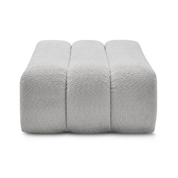 Svetlosivá podnožka z textílie buklé Azra – Bobochic Paris-image-4