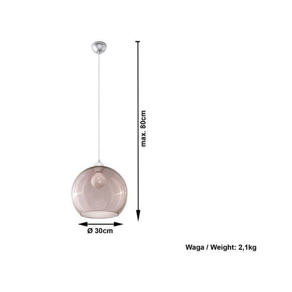 Šedé stropné svietidlo Sollux Bilbao-image-2