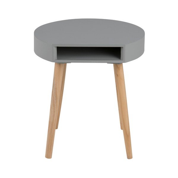 Sivý odkladací stolík s priehradkou Actona Ela-image-1