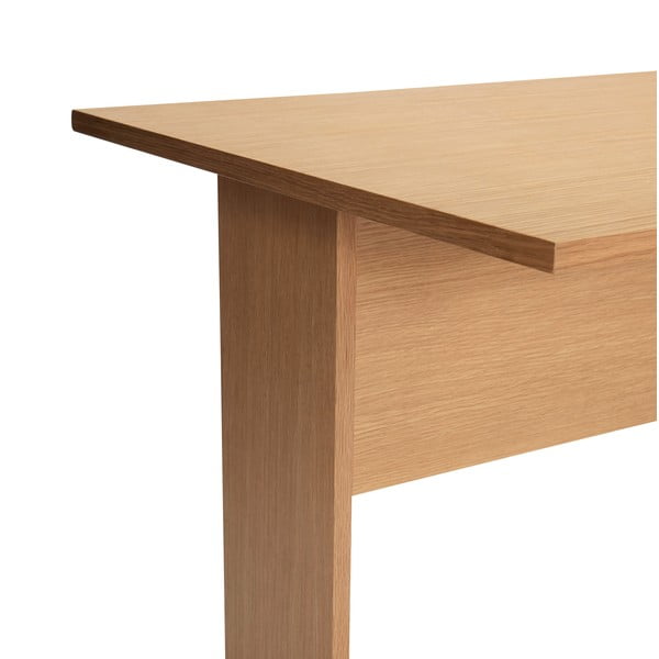 Pracovný stôl s doskou v dubovom dekore 70x140 cm Forma – Hübsch-image-4