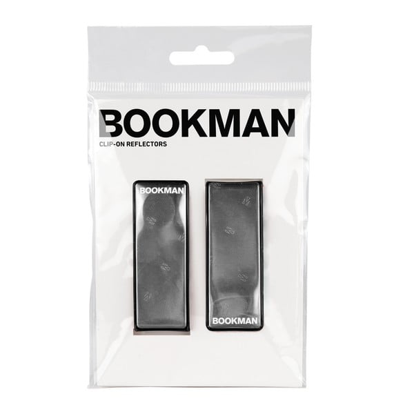 Čierna magnetická pripínacia odrazka Bookman
