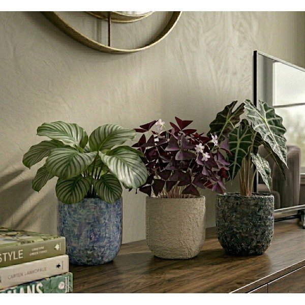 Keramický ručne vyrobený obal na kvetináč ø 18 cm Almada – Ego Dekor-image-1