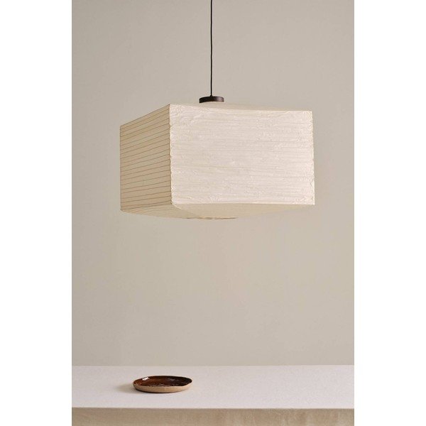 Béžové papierové závesné svietidlo ø 70 cm Signe – Jotex-image-2