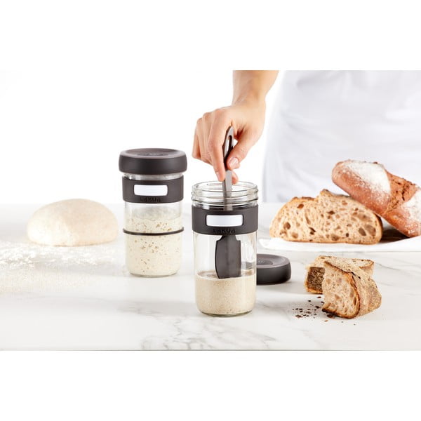 Set na výrobu kvásku so stierkou 2 ks 700 ml – Lékué-image-3