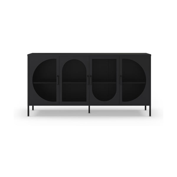 Čierna komoda 160x90 cm Tayra – Marckeric