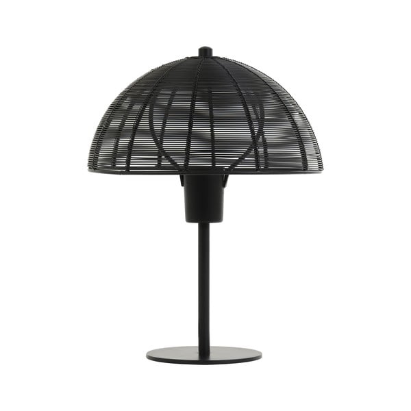 Čierna stolová lampa (výška 33 cm) Klobu - Light & Living