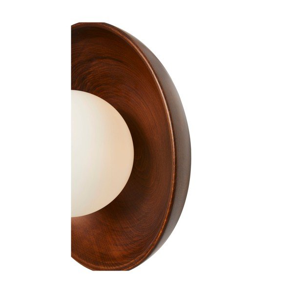 Hnedé nástenné svietidlo ø 24 cm Elsa – Opviq lights-image-4
