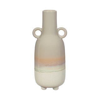 Sivá váza Sass & Belle Bohemian Home Mojave, výška 23 cm