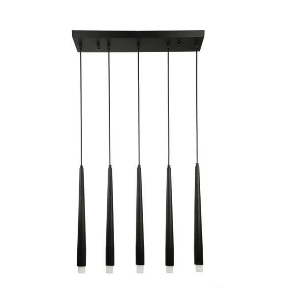 Čierne závesné svietidlo Agusta – Squid Lighting