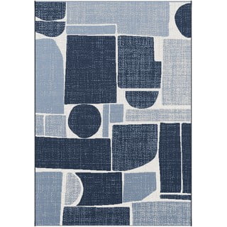 Tmavomodrý vonkajší koberec Universal Azul, 120 x 170 cm