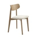 Krémovobiela/v prírodnej farbe jedálenská stolička Elim – Unique Furniture