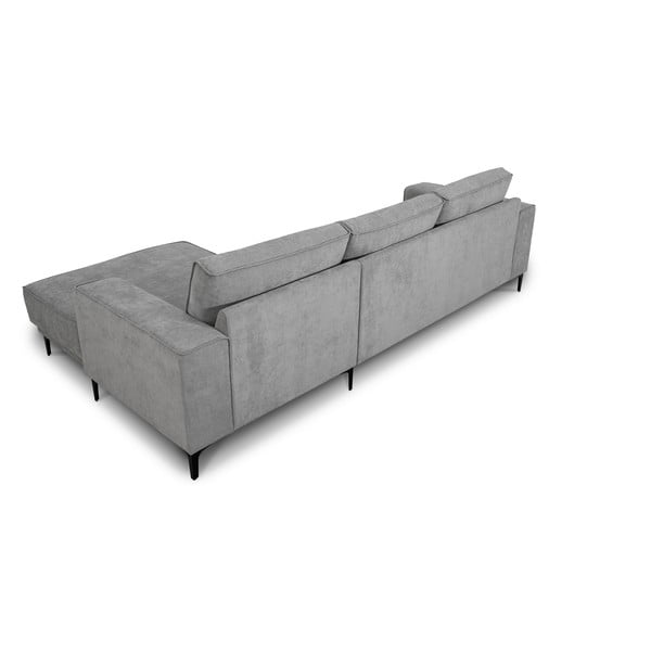 Sivá rohová pohovka (pravý roh/s leňoškou) Copenhagen – Scandic-image-4