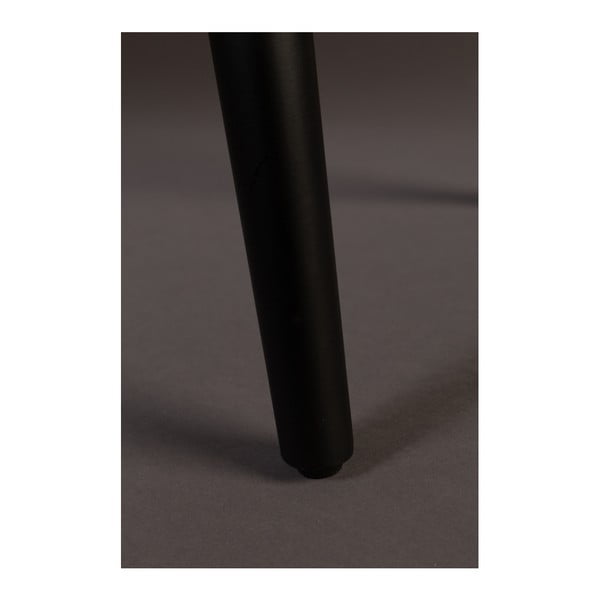 Lavica s čiernymi oceľovými nohami Dutchbone Alagon, dĺžka 160 cm-image-4