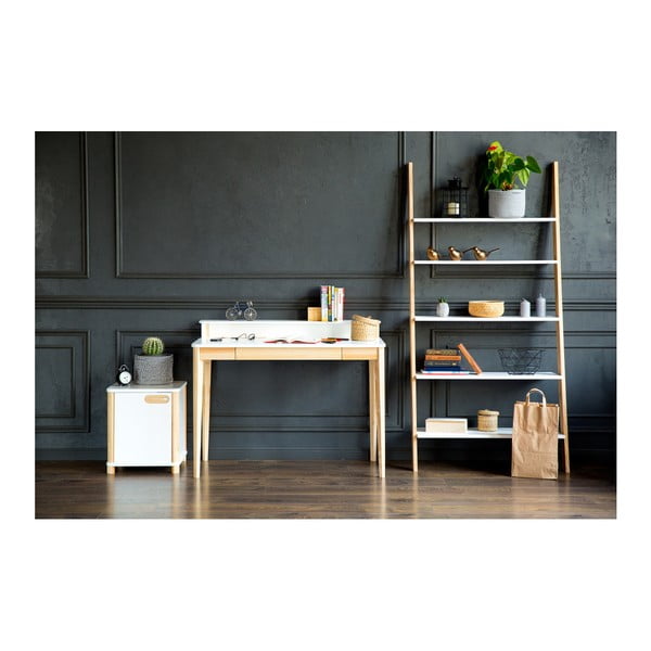 Svetlosivý pracovný stôl Ragaba ASHME-image-1