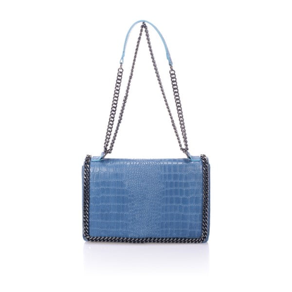 Modrá kožená kabelka Lisa Minardi Ludisia
