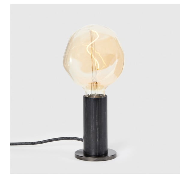 Čierna stmievateľná stolová lampa (výška 26 cm) Knuckle – tala