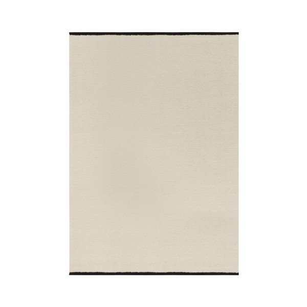 Béžový ručne tkaný vlnený koberec 170x240 cm Mavi – noo.ma