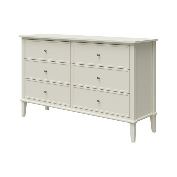 Biela nízka komoda 138x84 cm Franklin – Støraa-image-2