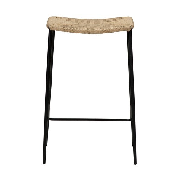 Béžová prírodná barová stolička DAN-FORM Denmark Stiletto, výška 68 cm-image-1