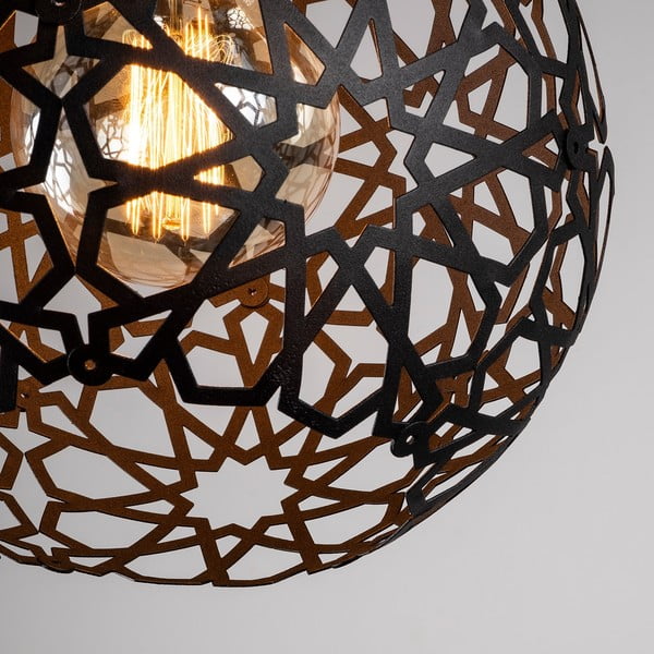 Čierne závesné svietidlo ø 25 cm Fellini – Opviq lights-image-4