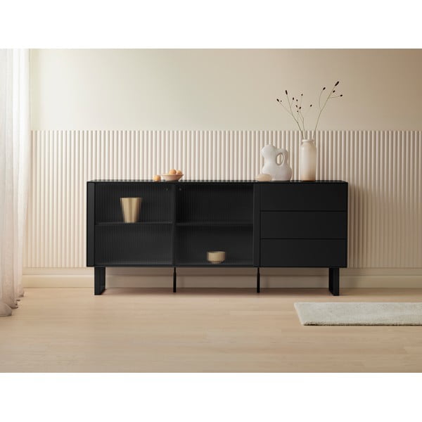 Čierna komoda 180x79 cm Edge by Hammel – Hammel Furniture-image-1