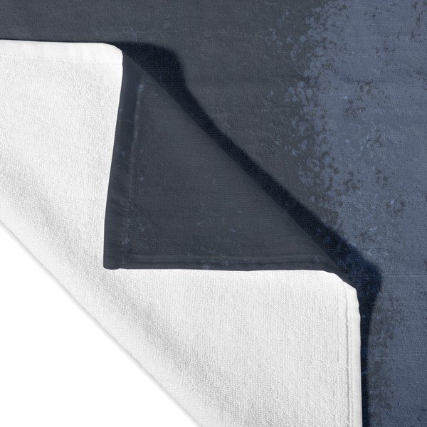 Biela/modrá osuška 70x150 cm Nightfall – Blanc-image-3