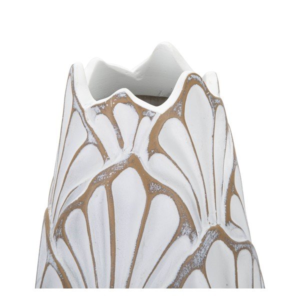 Biela vysoká váza z polyresínu 55 cm Panama – Mauro Ferretti-image-2
