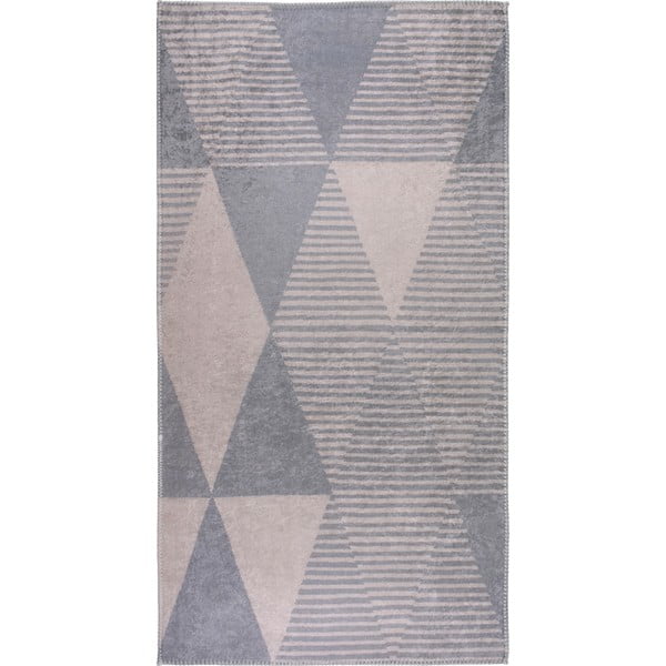 Sivo-béžový umývateľný koberec 160x230 cm – Vitaus