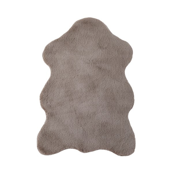 Svetlohnedá syntetická kožušina 60x90 cm Caty – Ayyildiz Carpets