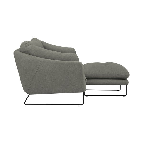 Set sivozelenej pohovky a sedacieho pufu Windsor & Co Sofas Comet-image-2